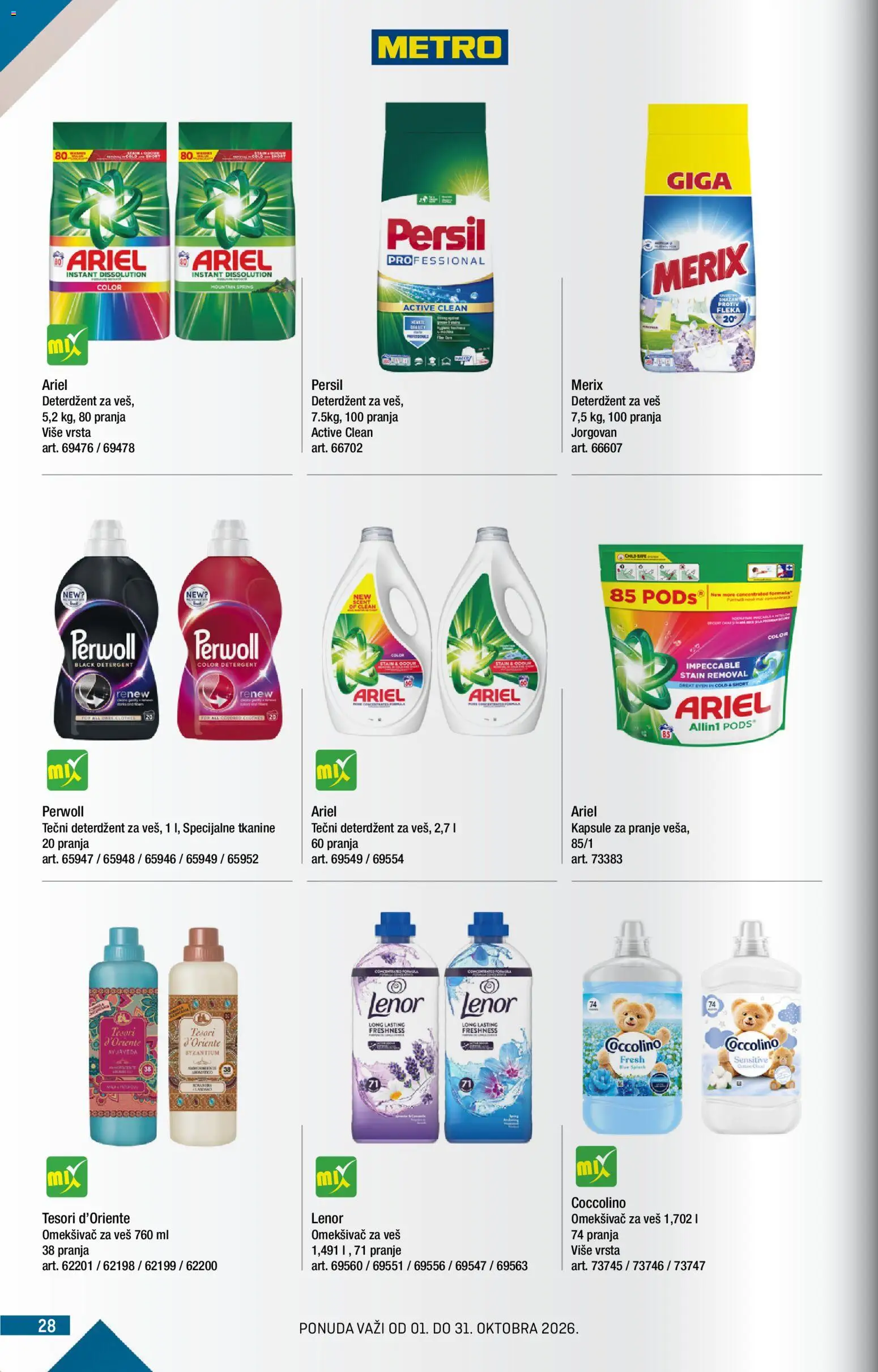 Metro katalog - važi od 01.10.2026 | Strana: 28