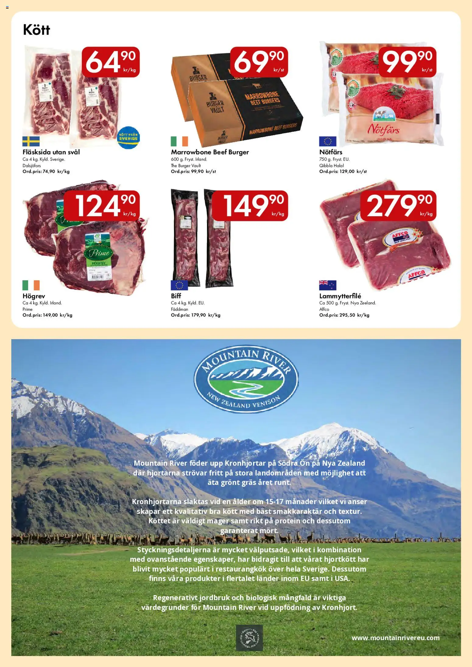 Snabbgross reklamblad aktuell från 01.06.2026 | Sida: 2 | Produkter: Nötfärs