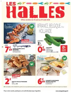 Auchan - Prévisualisation de GAMBAS ENTIÈRES CUITES RÉFRIGÉRÉES, Élevées en Équateur. La portion de 200 g. valide à partir de 25/08/2026 | Page: 34 | Produits: Concombre, Lasagnes, Beurre, Gambas