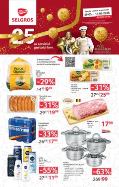 Ofertele Selgros valabile de la 29.05.2026