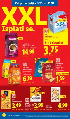 KRAŠ Čajni kolutići XXL, Čajni kolutići XXL - Pregled kataloga iz trgovine Lidl, vrijedi od 05.10.2026 | Stranica: 10