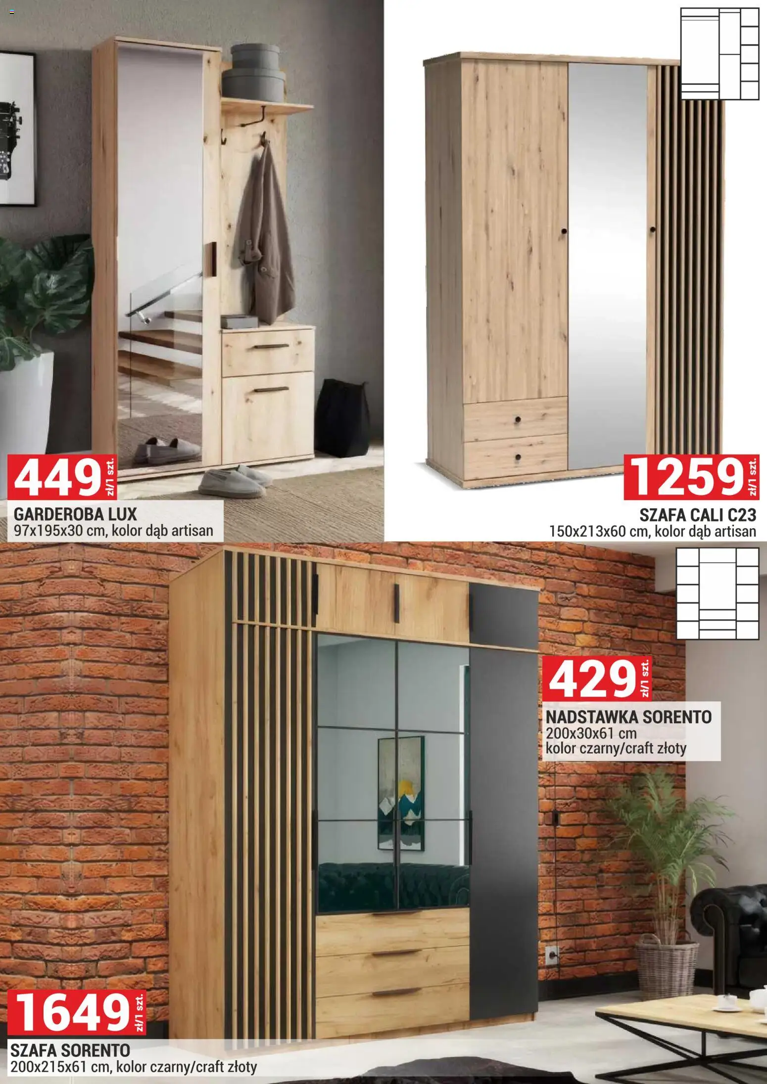 Merkury Market gazetka - Meble od 01.10.2026 | Strona: 16 | Produkty: Szafa