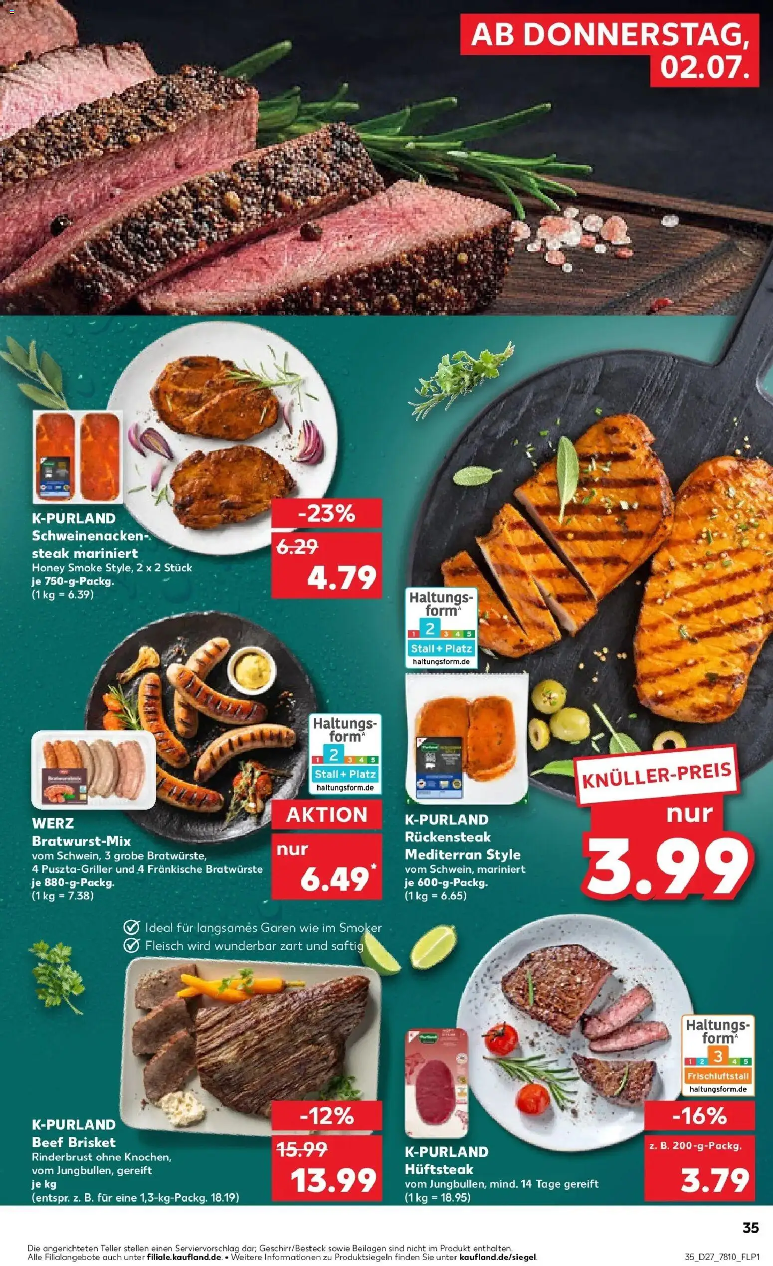 Kaufland Prospekt Landsberg Am Lech – gültig ab 29.06.2026 | Seite: 46 | Produkte: Schweinenacken, Steak, Fleisch