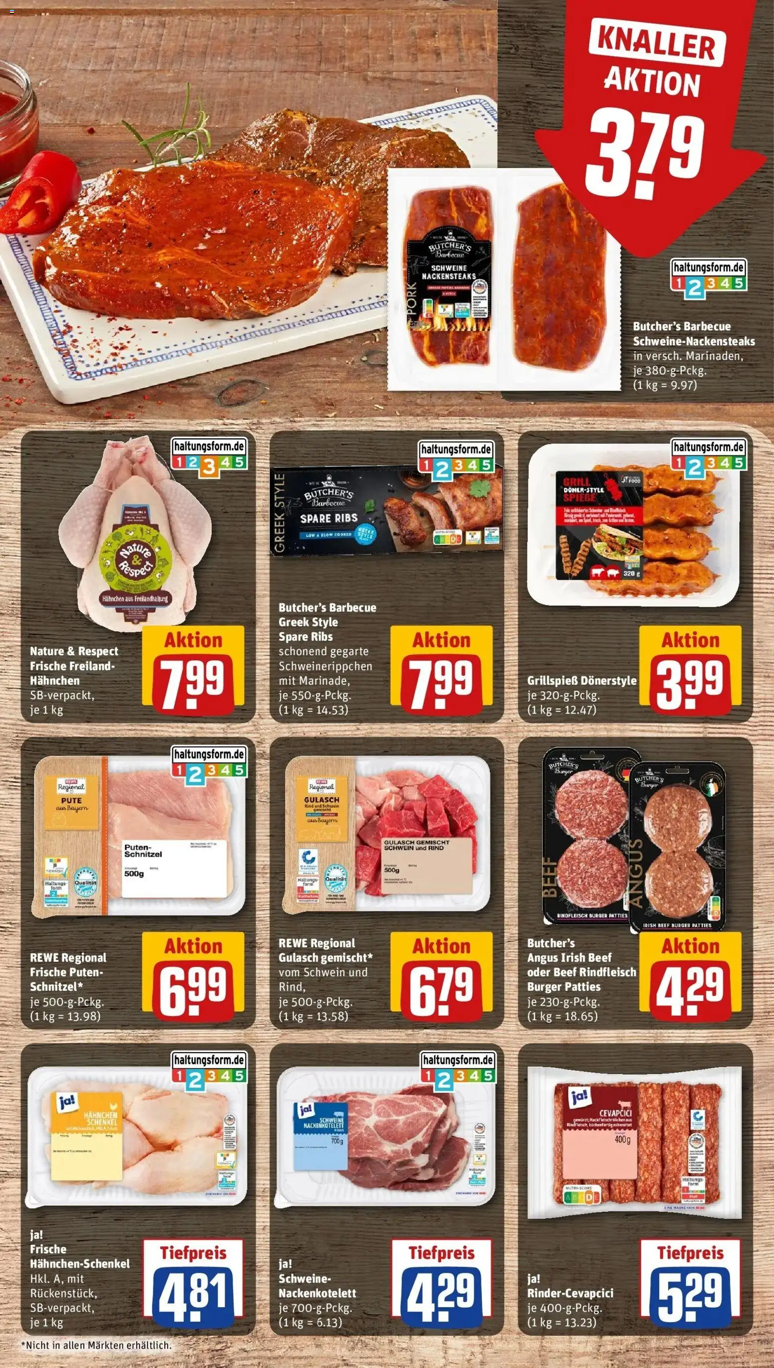 REWE Prospekt ab 21.09.2026 zum Blättern » Angebote | Seite: 15 | Produkte: Nackensteaks, Pute, Grill, Rindfleisch