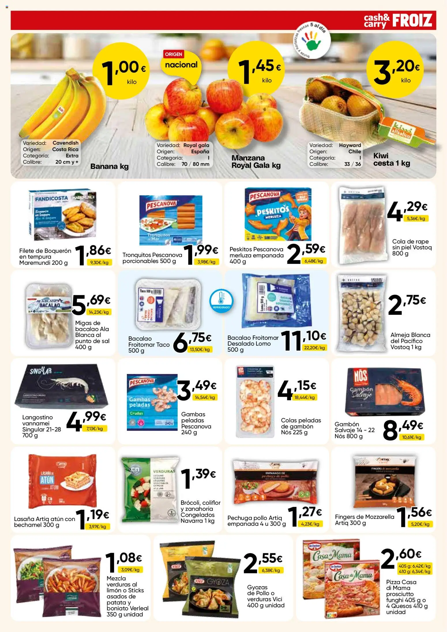 Froiz - Folleto Cash │ válido desde el 15/10/2026 | Página: 9 | Productos: Limón, Boniato, Zanahoria, Sal