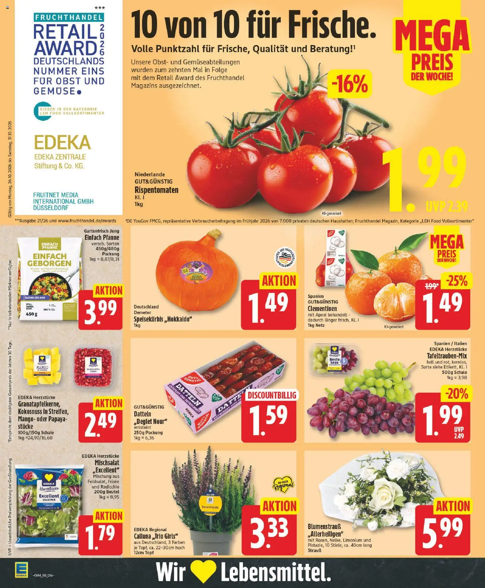 Edeka Prospekt – gültig ab 26.10.2026 | Seite: 2