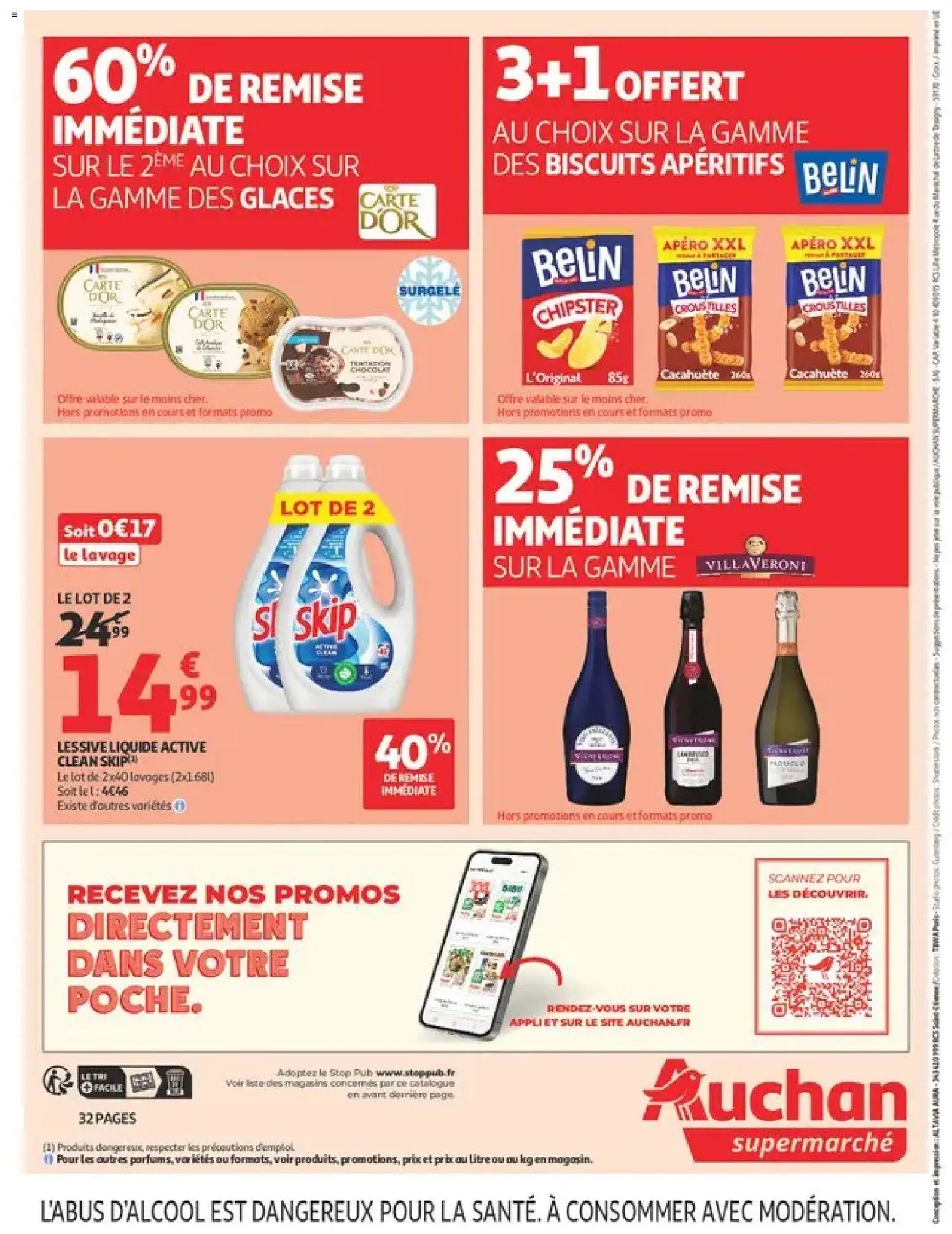 {H1} | Page: 32 | Produits: Glaces, Cacahuète, Lessive Liquide, Lessive