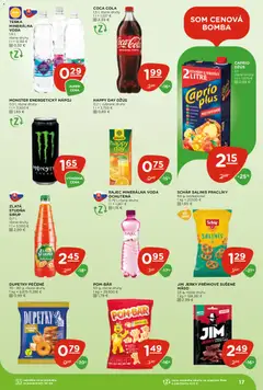 Terno leták platný od 30.04.2026 | Strana: 17 | Produkty: Džús, Voda, Coca cola, Energetický nápoj