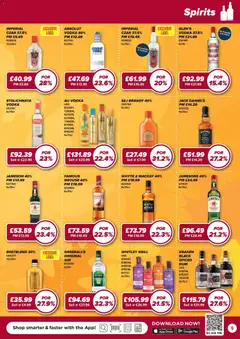 Preview of Bestway - The Big Deals Brochure valid from 14/08/2026 | Page: 9 | Products: Jack Daniel’s, Jameson, Whiskey, Brandy