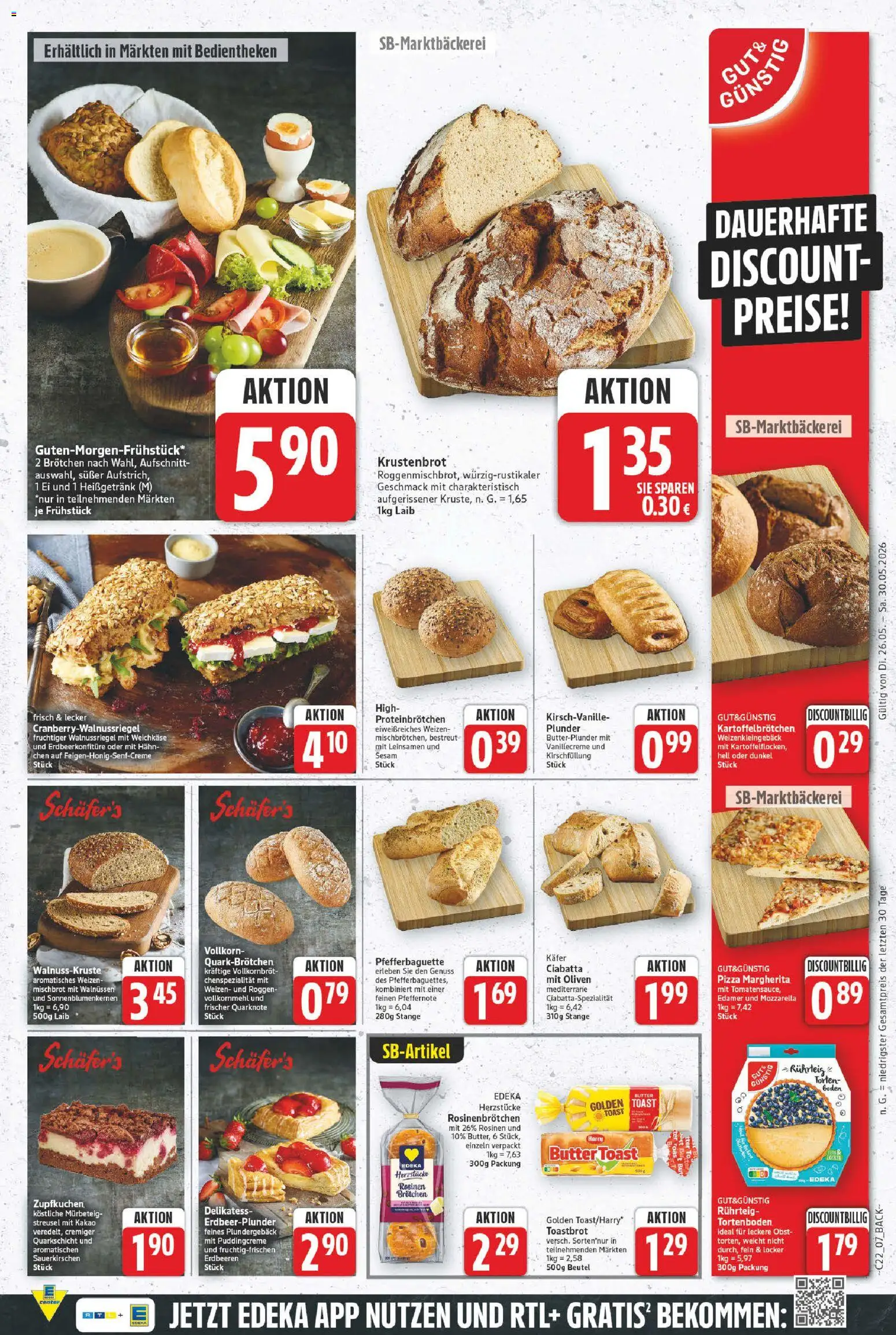 E center Prospekt – gültig ab 26.05.2026 | Seite: 9 | Produkte: Butter, Toast, Mozzarella, Pizza
