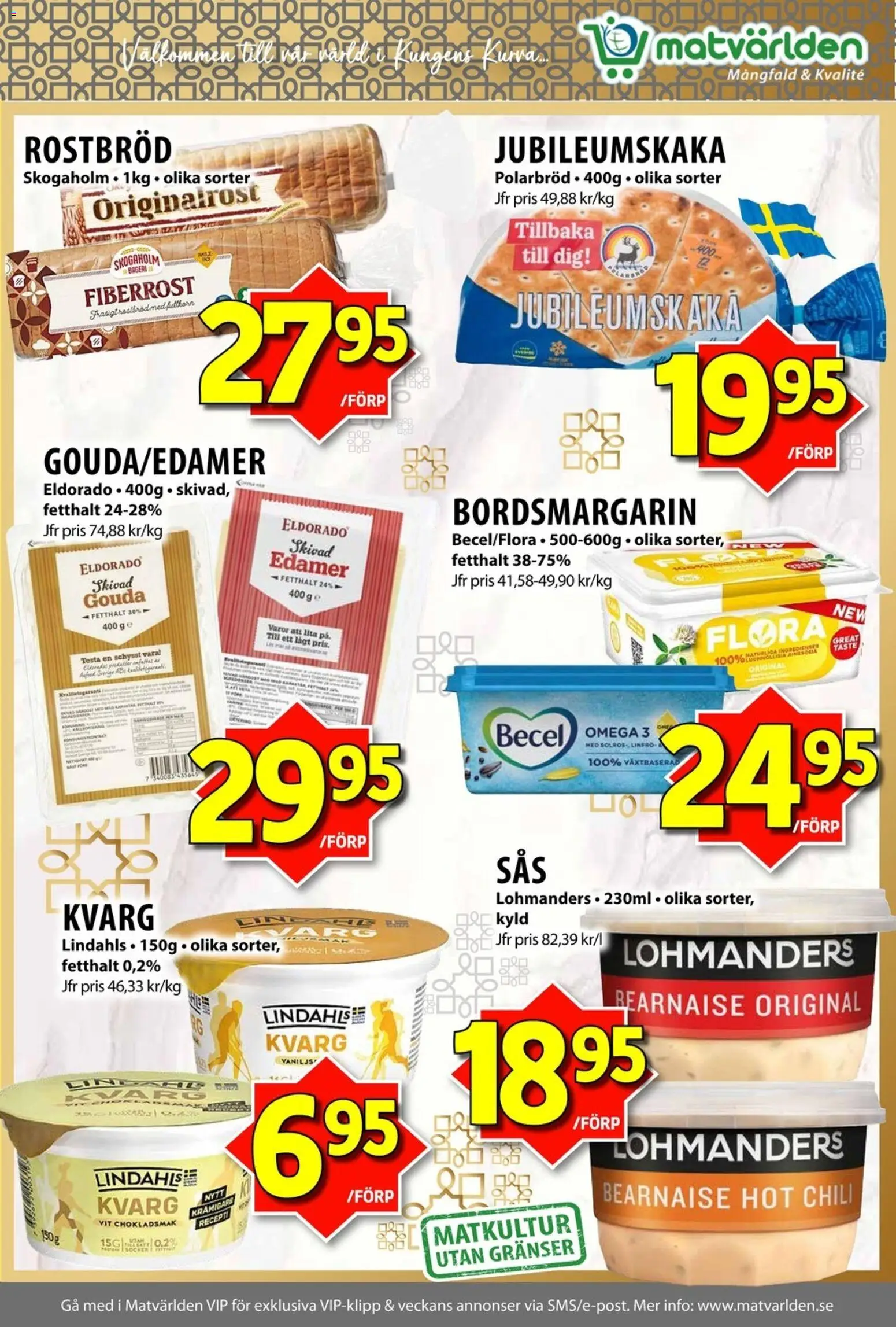 Matvärlden reklamblad aktuell från 11.05.2026 | Sida: 4 | Produkter: Bageri, Rostbröd, Chili, Kvarg