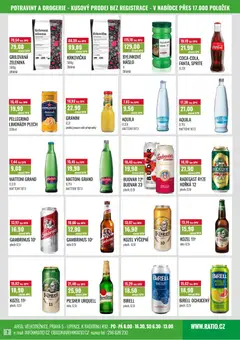 Náhled letáku Ratio leták od 01.07.2026 | Strana: 8 | Produkty: Budvar, Kozel, Granini, Gambrinus