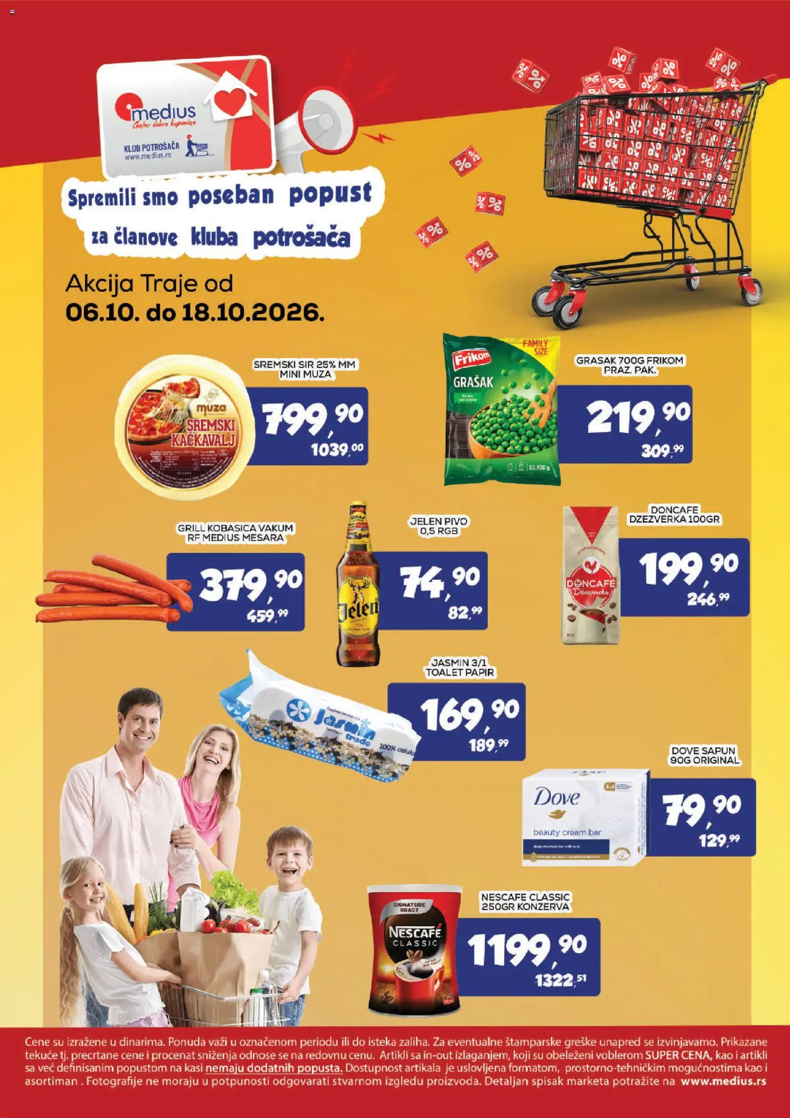 Medius katalog - važi od 06.10.2026 | Strana: 19 | Proizvode: Toalet papir, Kačkavalj, Sapun, Pivo