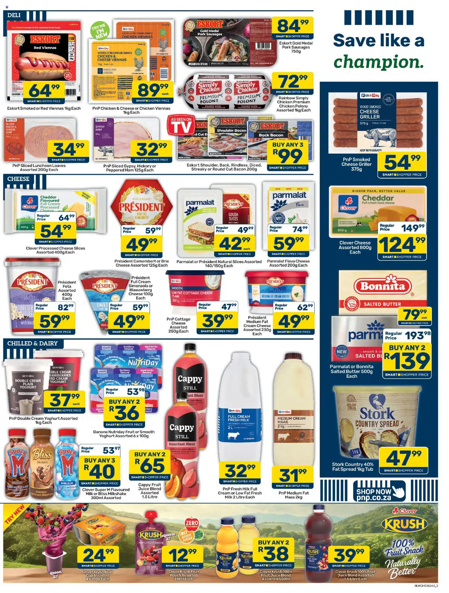 New Pick n Pay catalogue – valid from 25/08/2026 | Page: 3 | Products: Hat, Cream, Fruit, Sugar