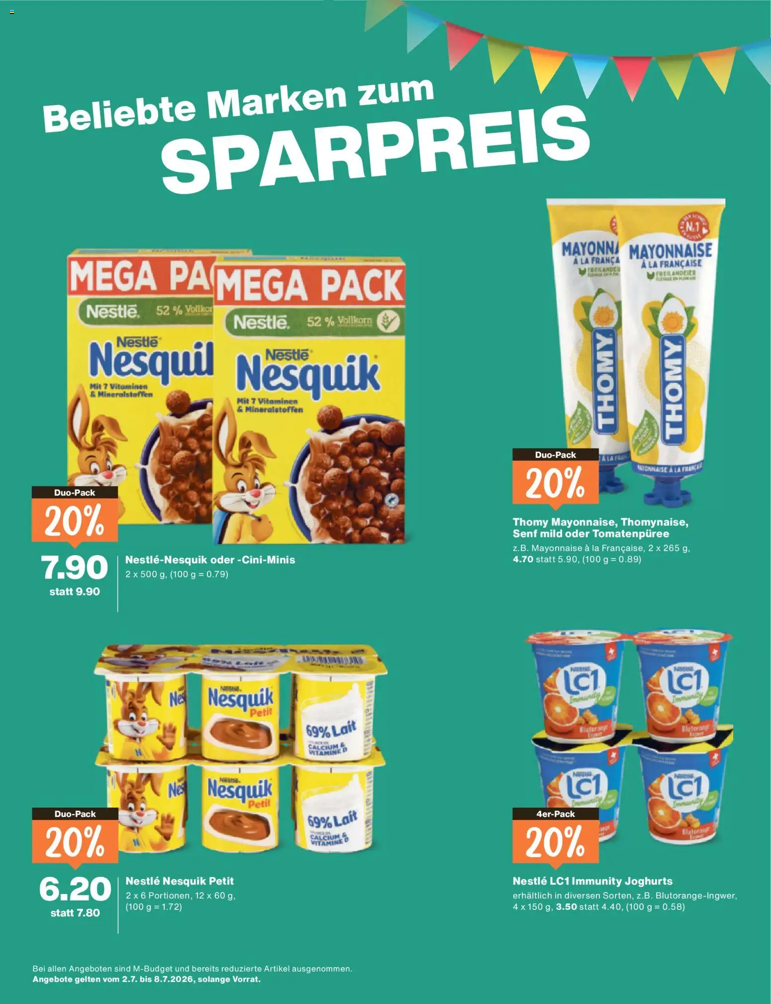 Migros aktionen Magazin – gültig ab 01.07.2026 | Seite: 20 | Produkte: Tomatenpüree, Mayonnaise