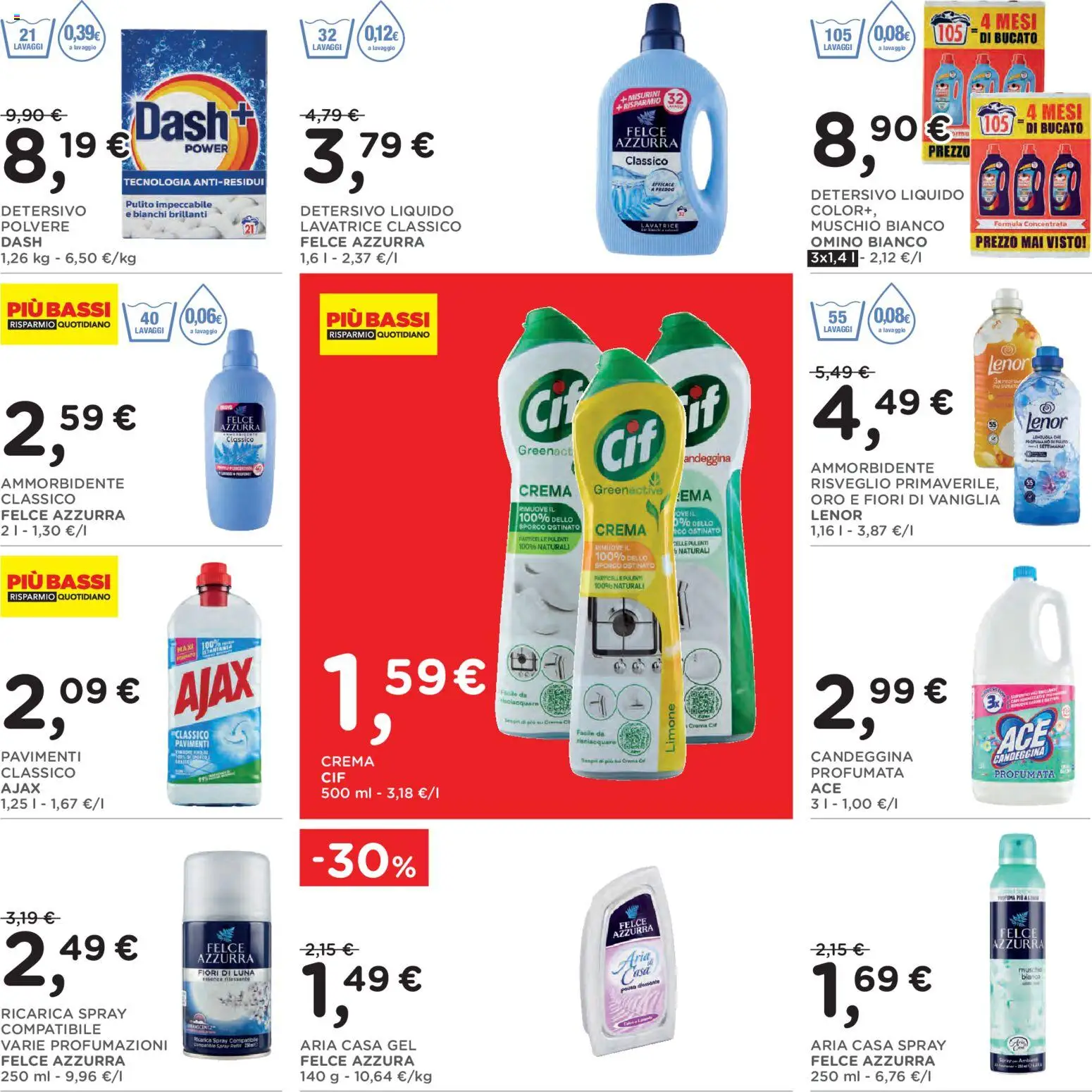 Volantino Poli del 19/08/2026 | Pagina: 29 | Prodotti: Crema, Limone, Lavatrice, Fiori