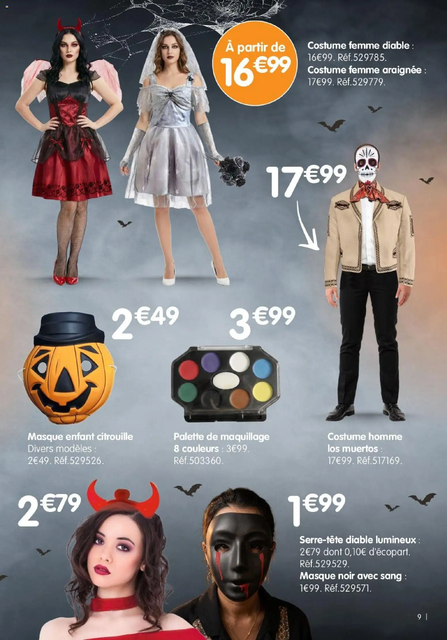 {H1} | Page: 9 | Produits: Maquillage, Masque, Diable, Costume
