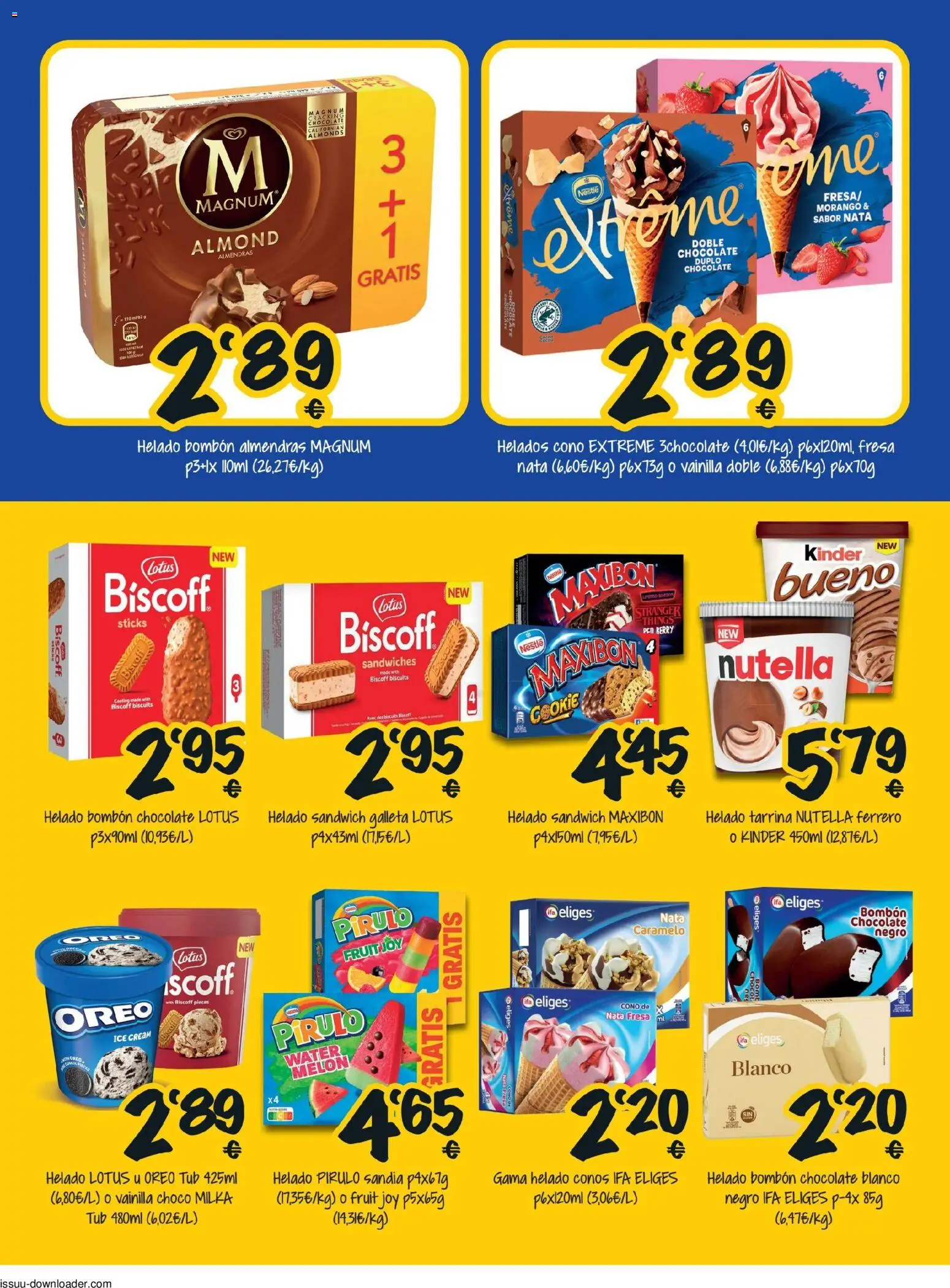 Cash Fresh folleto Viso del Alcor │ válido desde el 06/08/2026 | Página: 19 | Productos: Helado bombón, Chocolate, Lotus, Magnum