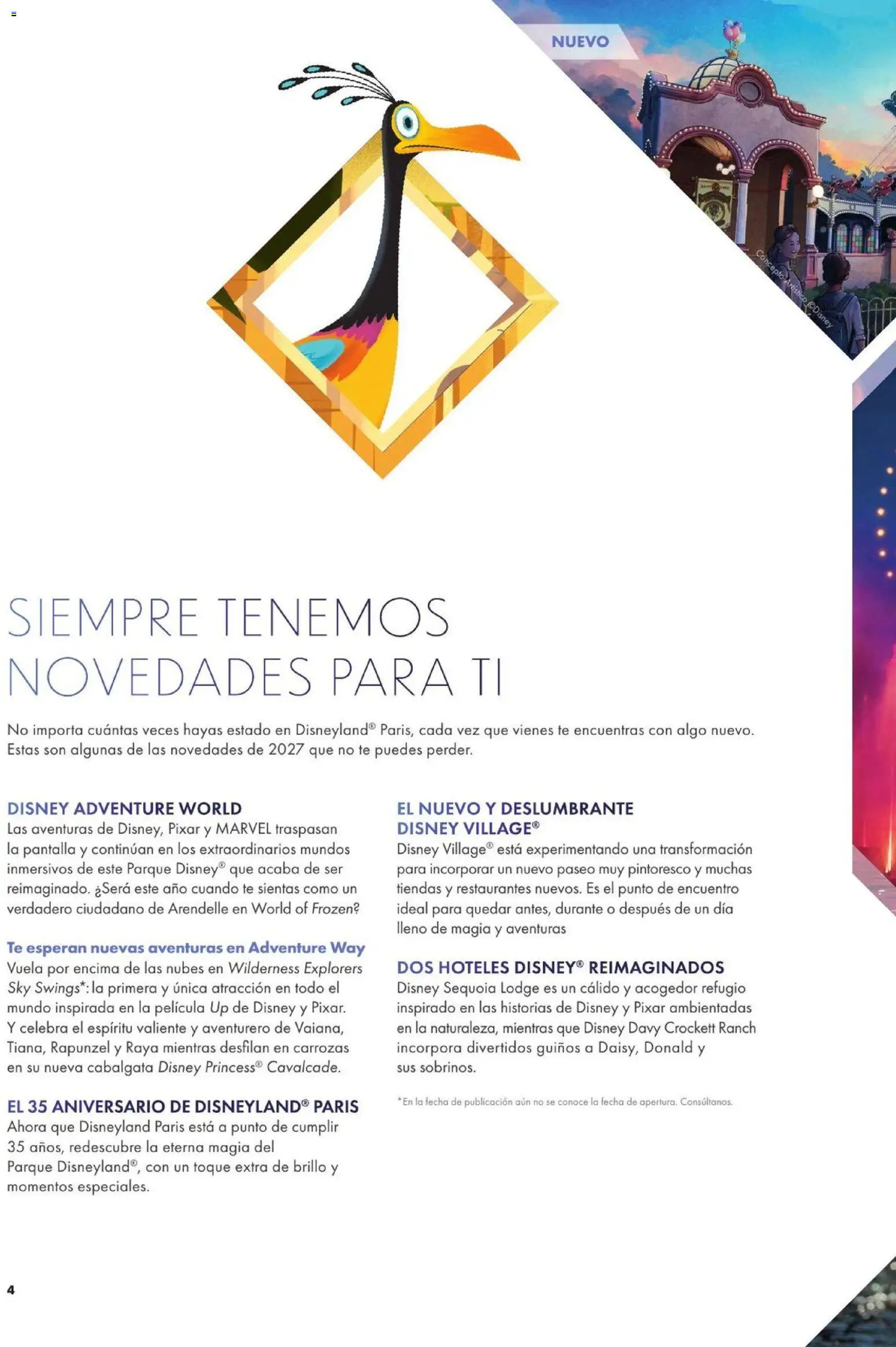 Viajes El Corte Inglés - Folleto Disneyland Paris 2027/2028 │ válido desde el 01/04/2027 | Página: 6
