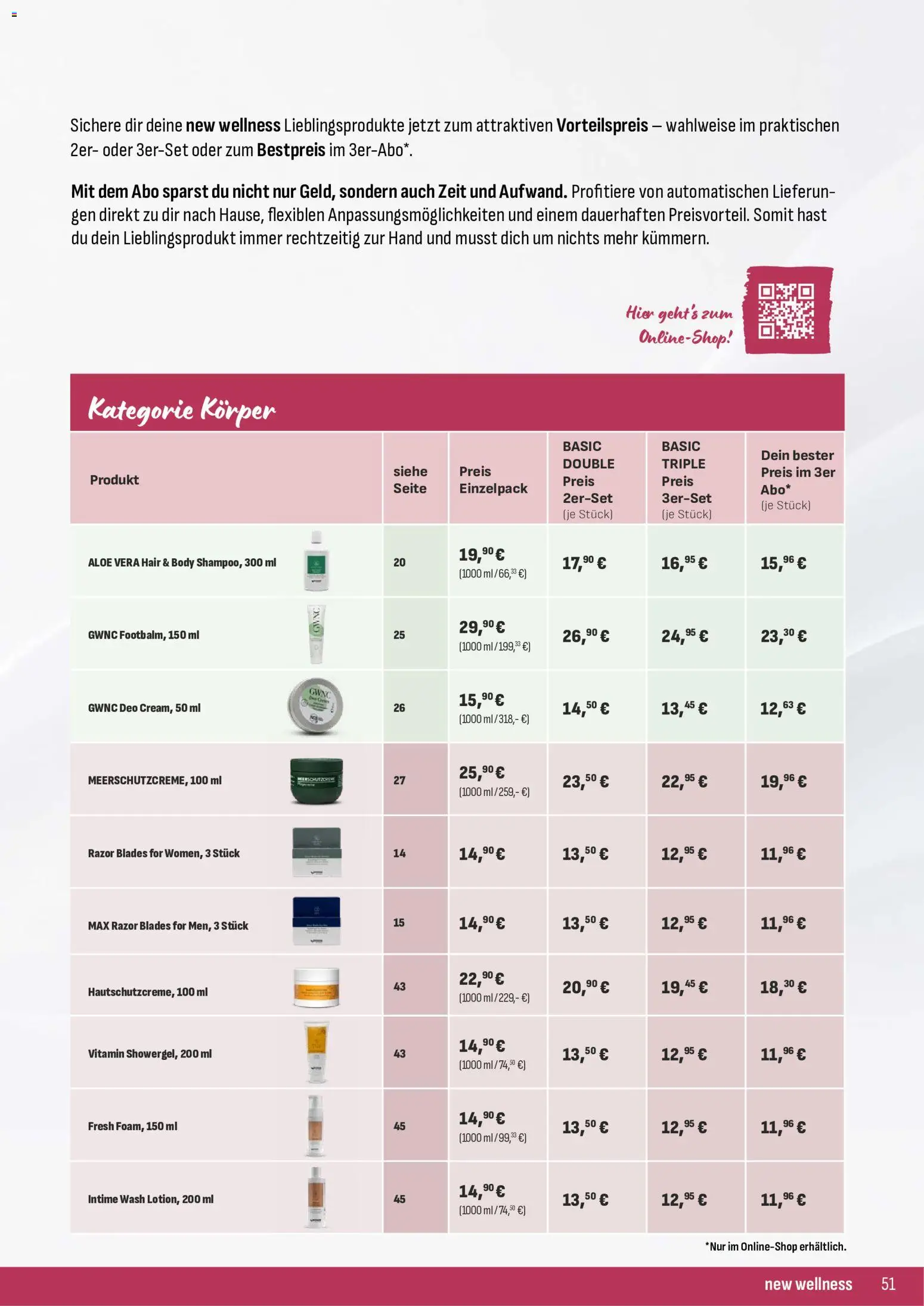 Katalog ProWin New Wellness Oktober 2026 / März 2027 – gültig ab 01.10.2026 | Seite: 51