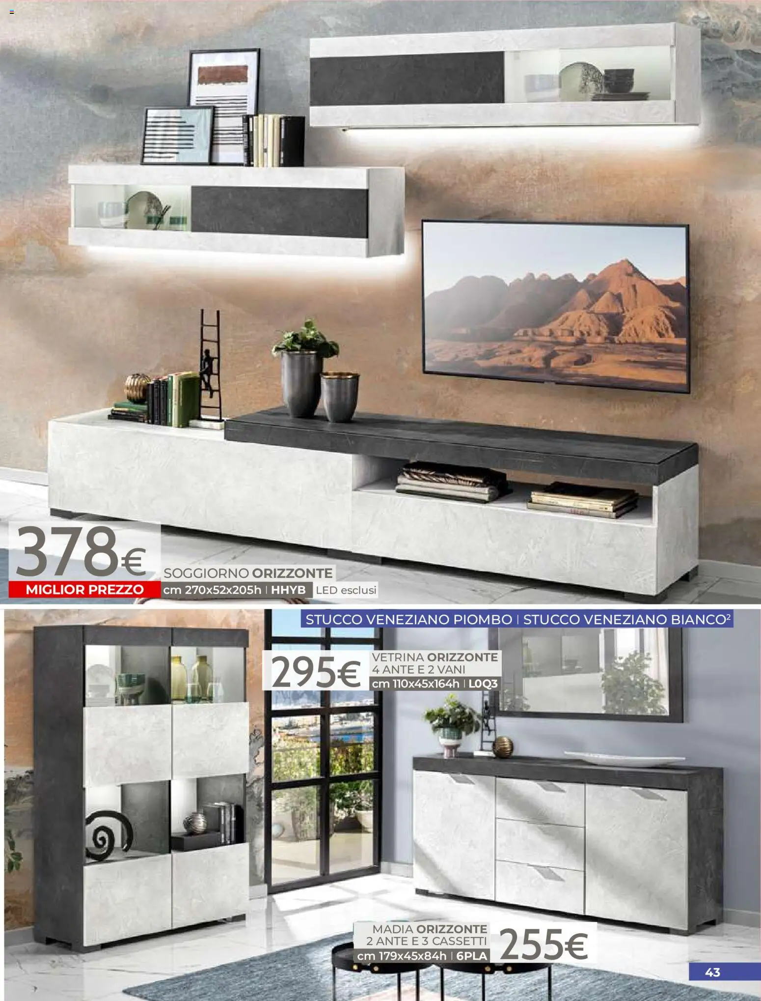 Volantino Mondo Convenienza del 01/07/2026 | Pagina: 45 | Prodotti: Stucco, Vetrina
