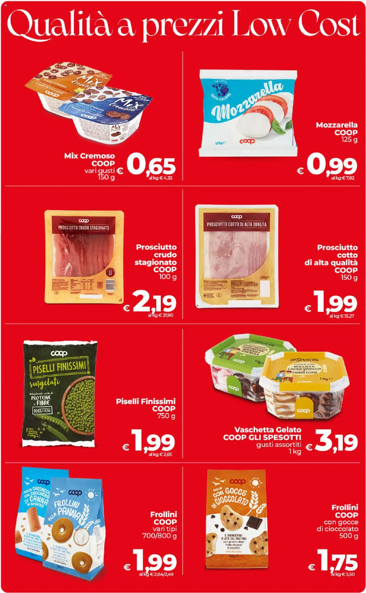 Volantino Ipercoop del 31/07/2026 | Pagina: 27 | Prodotti: Zucchero, Mozzarella, Cacao, Frollini