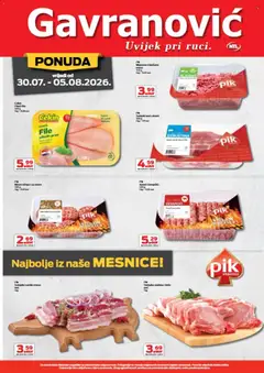 Gavranović Katalog - Pregled kataloga iz trgovine Gavranović, vrijedi od 30.07.2026