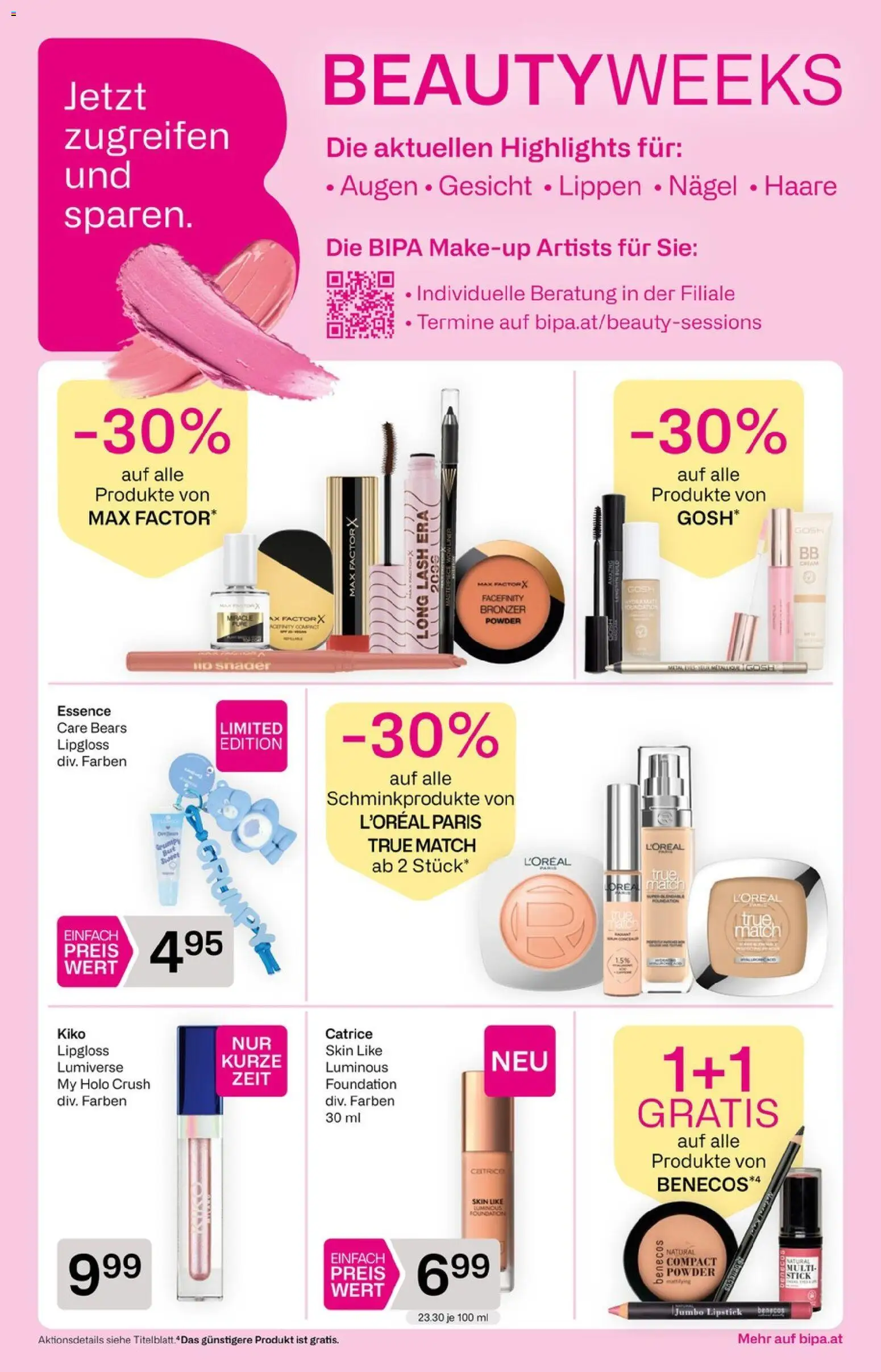 Bipa Flugblatt gültig ab 01.10.2026 | Seite: 2 | Produkte: Bronzer, Lipgloss