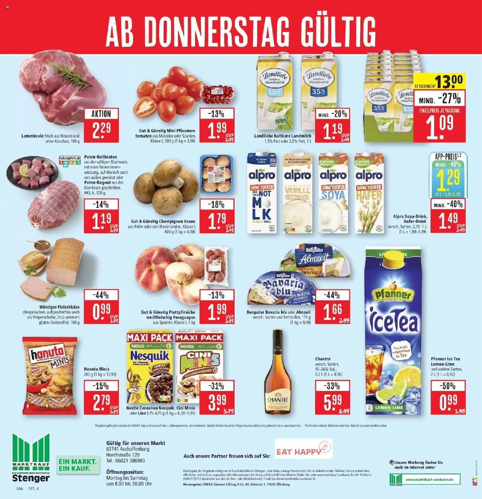 Marktkauf Prospekt Aschaffenburg (ab 14.09.2026) » Angebote online | Seite: 32 | Produkte: Tomaten, Haferdrink, Vanille, Cini Minis