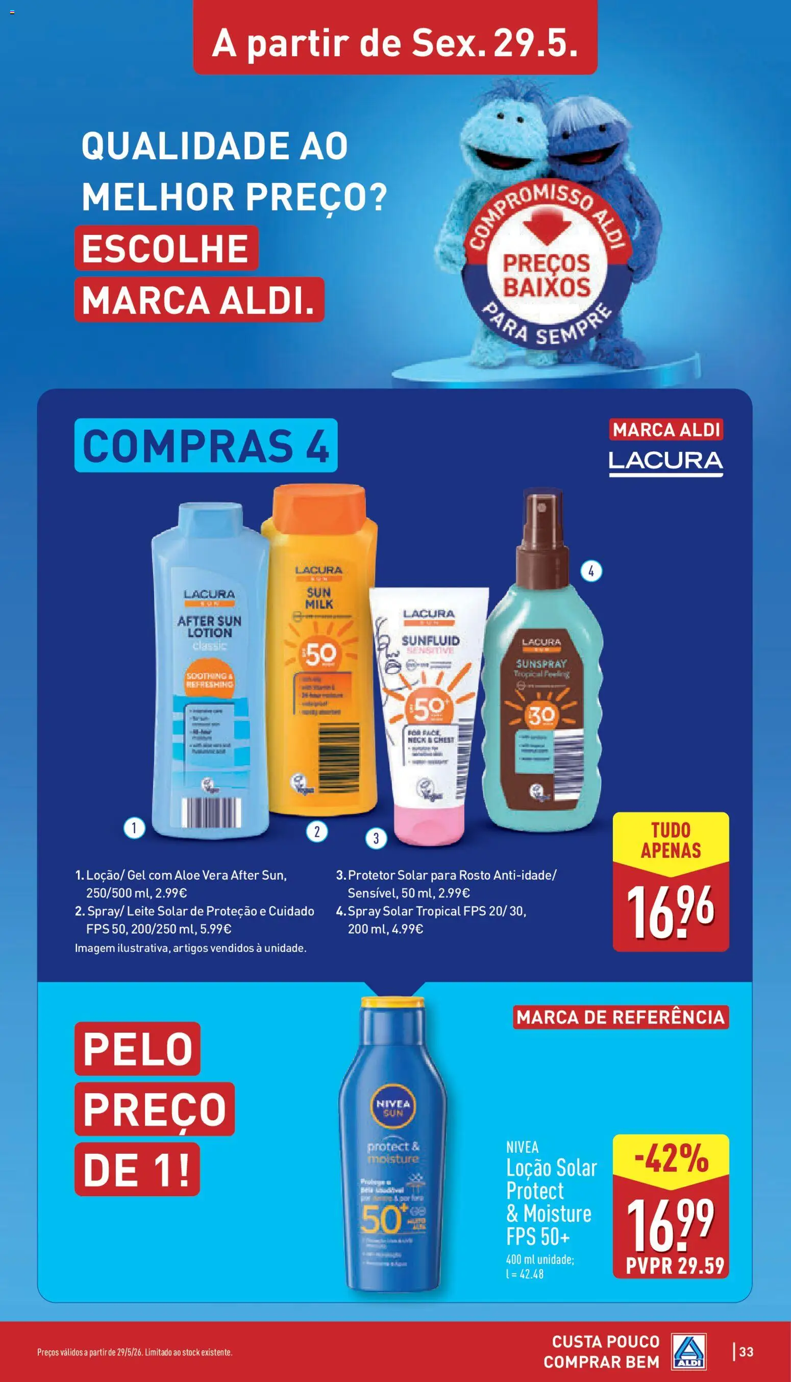 Aldi folheto | 25/05/2026 |  🎉 Como obter um desconto limitado? Poupe ainda hoje! | Portugal
