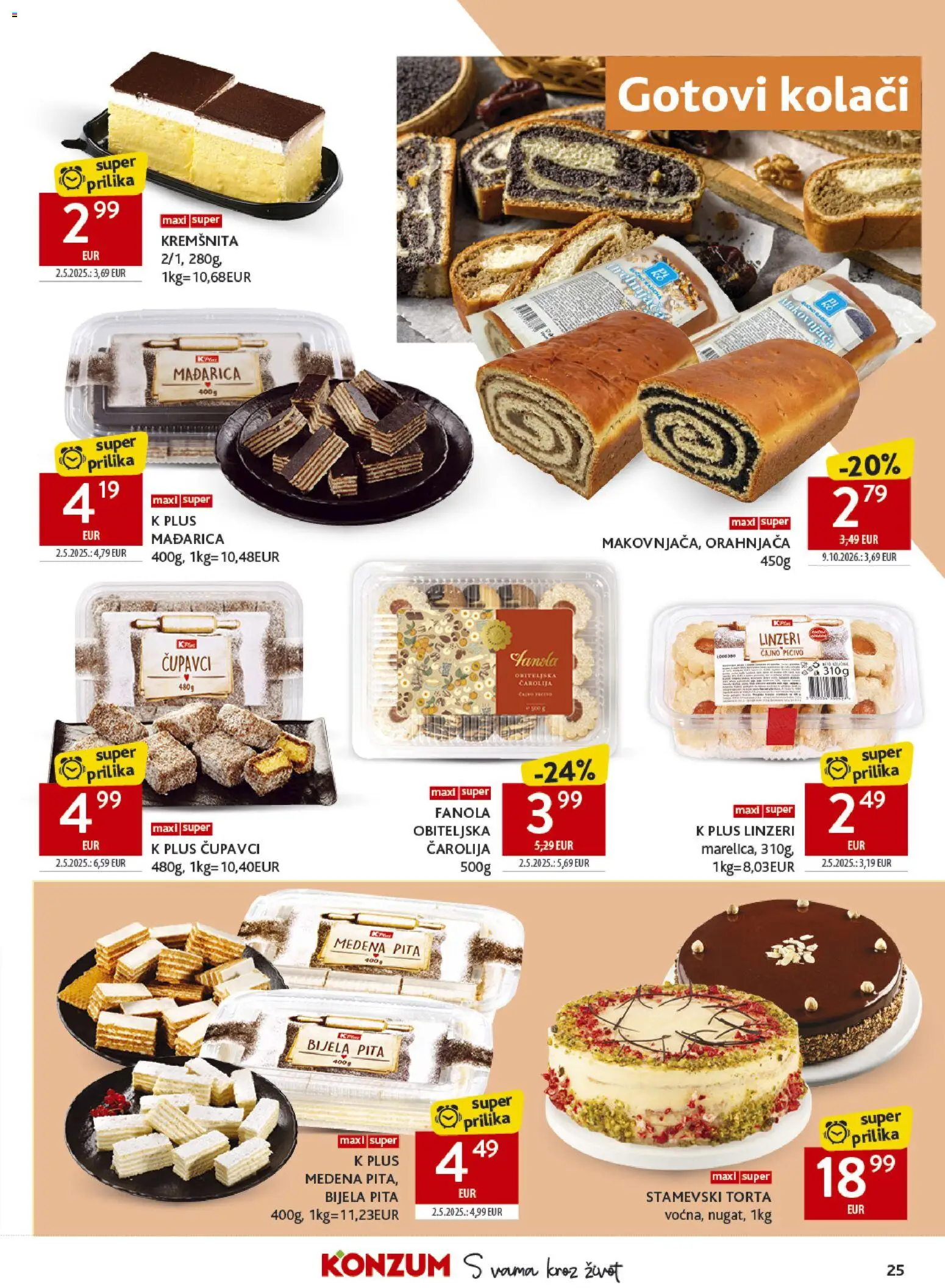 Konzum katalog | vrijedi od 21.10.2026 | Stranica: 25