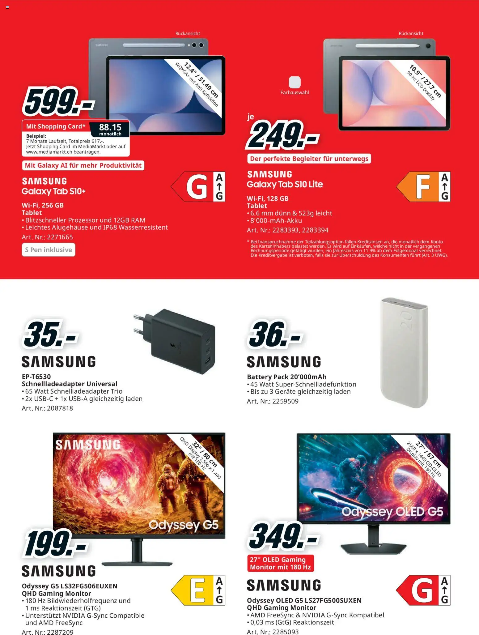 Media Markt aktionen – gültig ab 23.08.2026 | Seite: 9 | Produkte: Monitor, Tablet, Samsung