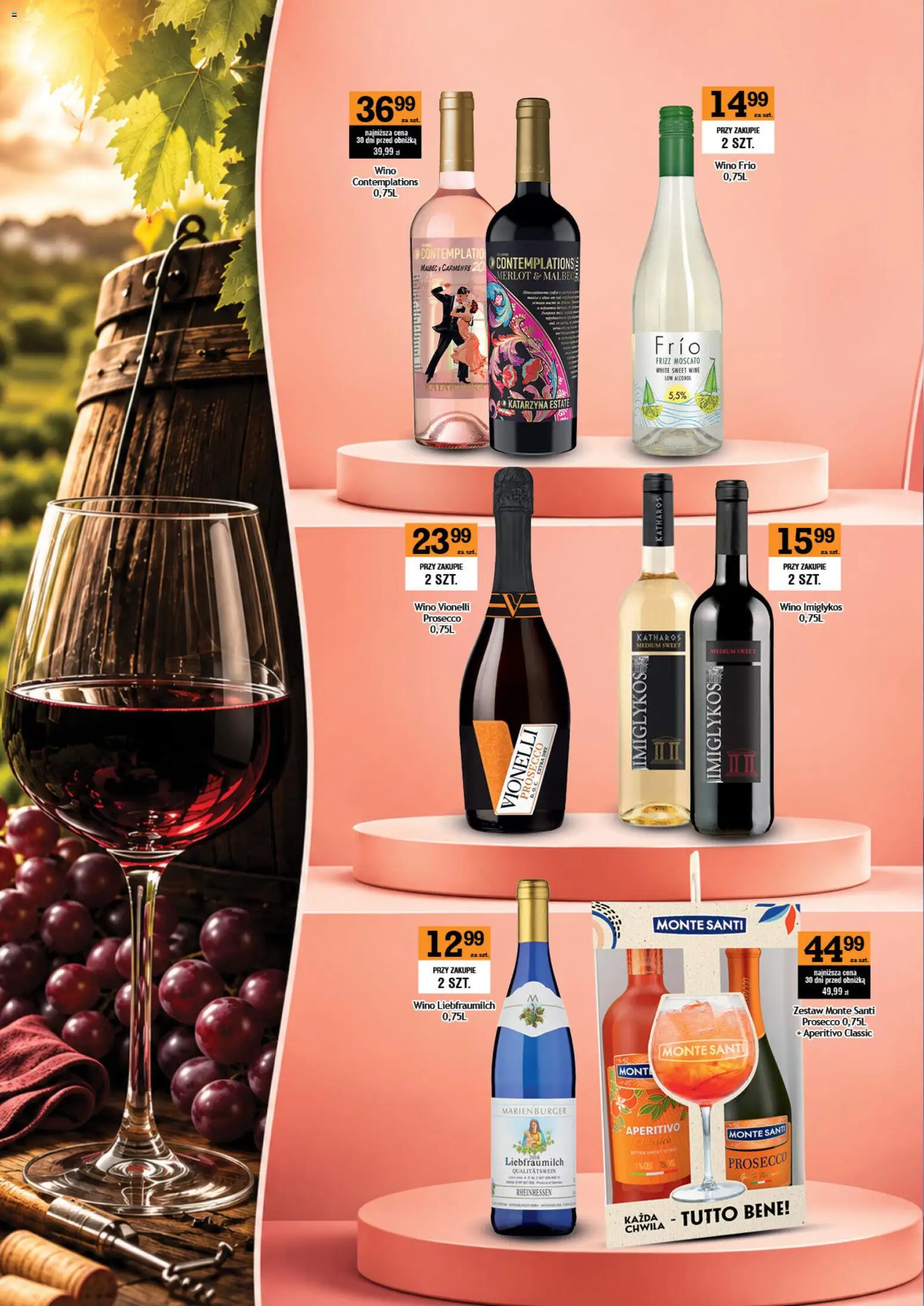 Gram Market gazetka - Barek od 01.09.2026 | Strona: 4 | Produkty: Liebfraumilch, Merlot, Wino, Prosecco