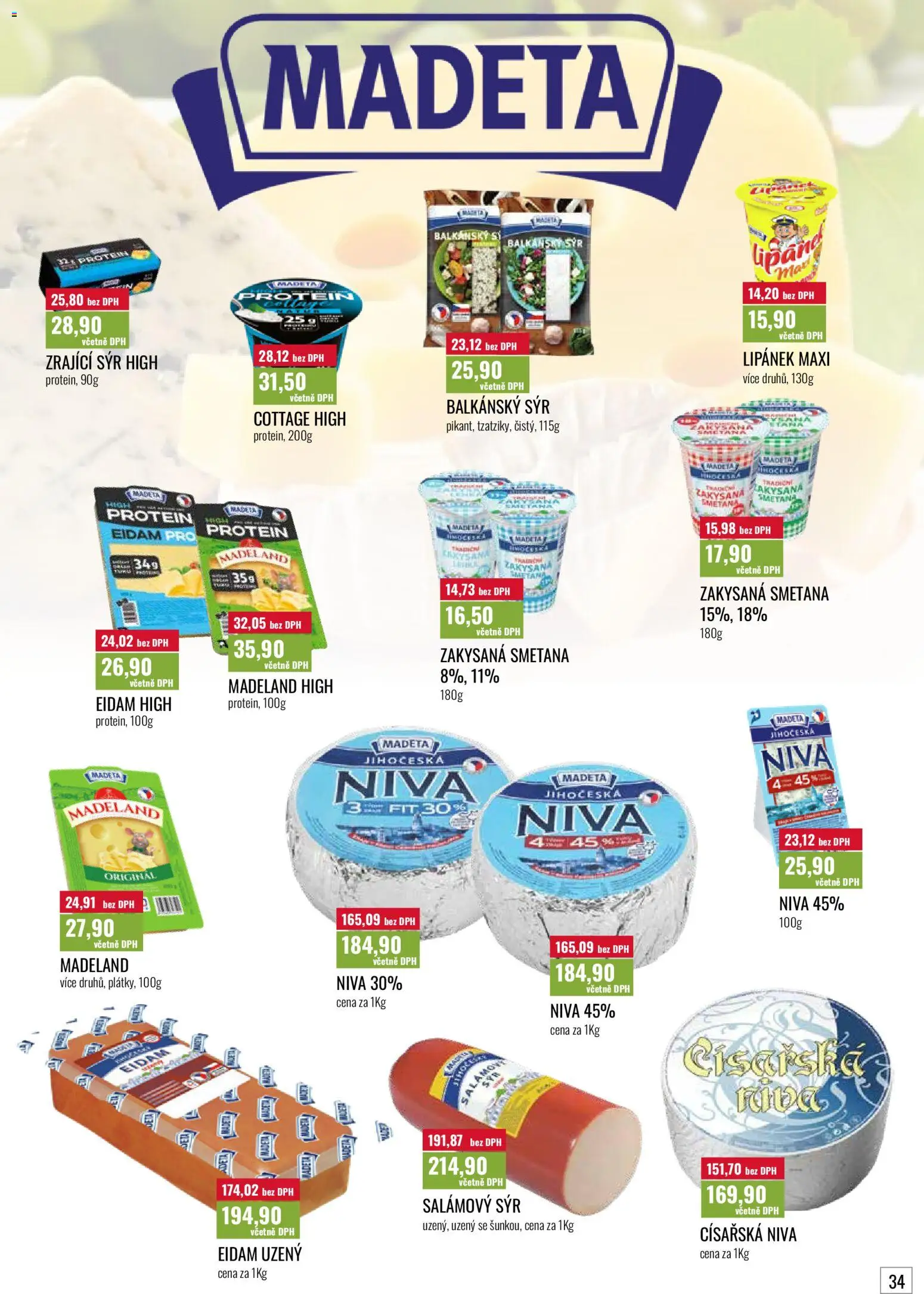 Ratio leták od 01.09.2026 | Strana: 35 | Produkty: Lipánek, Sýr, Protein, Cottage