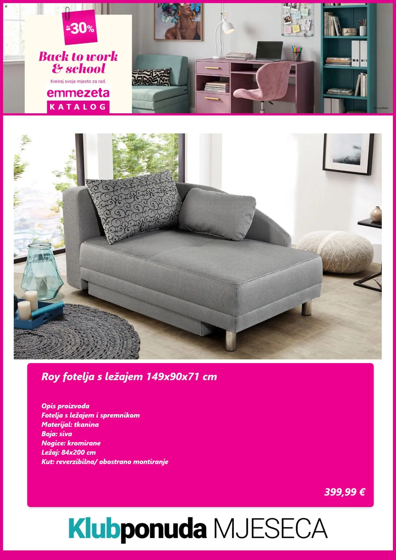 Emmezeta katalog | vrijedi od 01.09.2026 | Stranica: 5 | Proizvodi: Fotelja