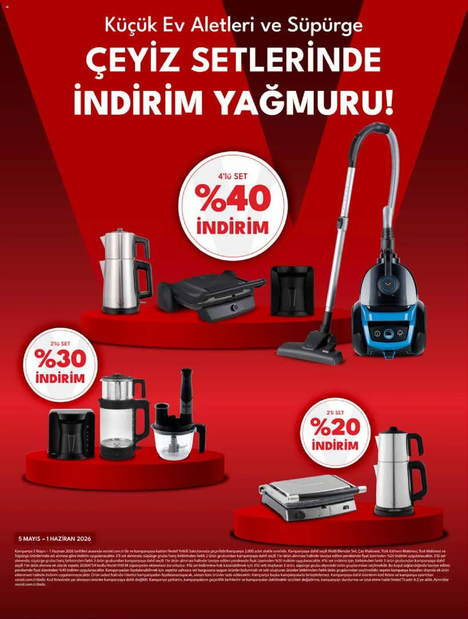 Vestel - Küçük Ev Aletleri - 01.05.2026 tarihinden itibaren geçerlidir | Sayfa: 6