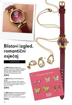 Oriflame Katalog - Pregled kataloga iz trgovine Oriflame, vrijedi od 24.06.2026 | Stranica: 38 | Proizvodi: Baterija, Sat, Ogrlica, Naušnice