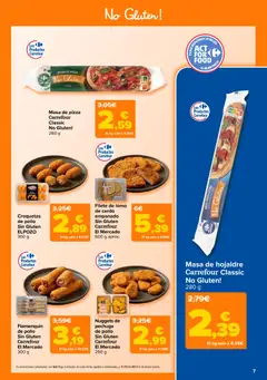 Vista previa Masa de hojaldre Carrefour Classic No Gluten!, Masa de hojaldre válido desde el 25/09/2026 | Página: 7
