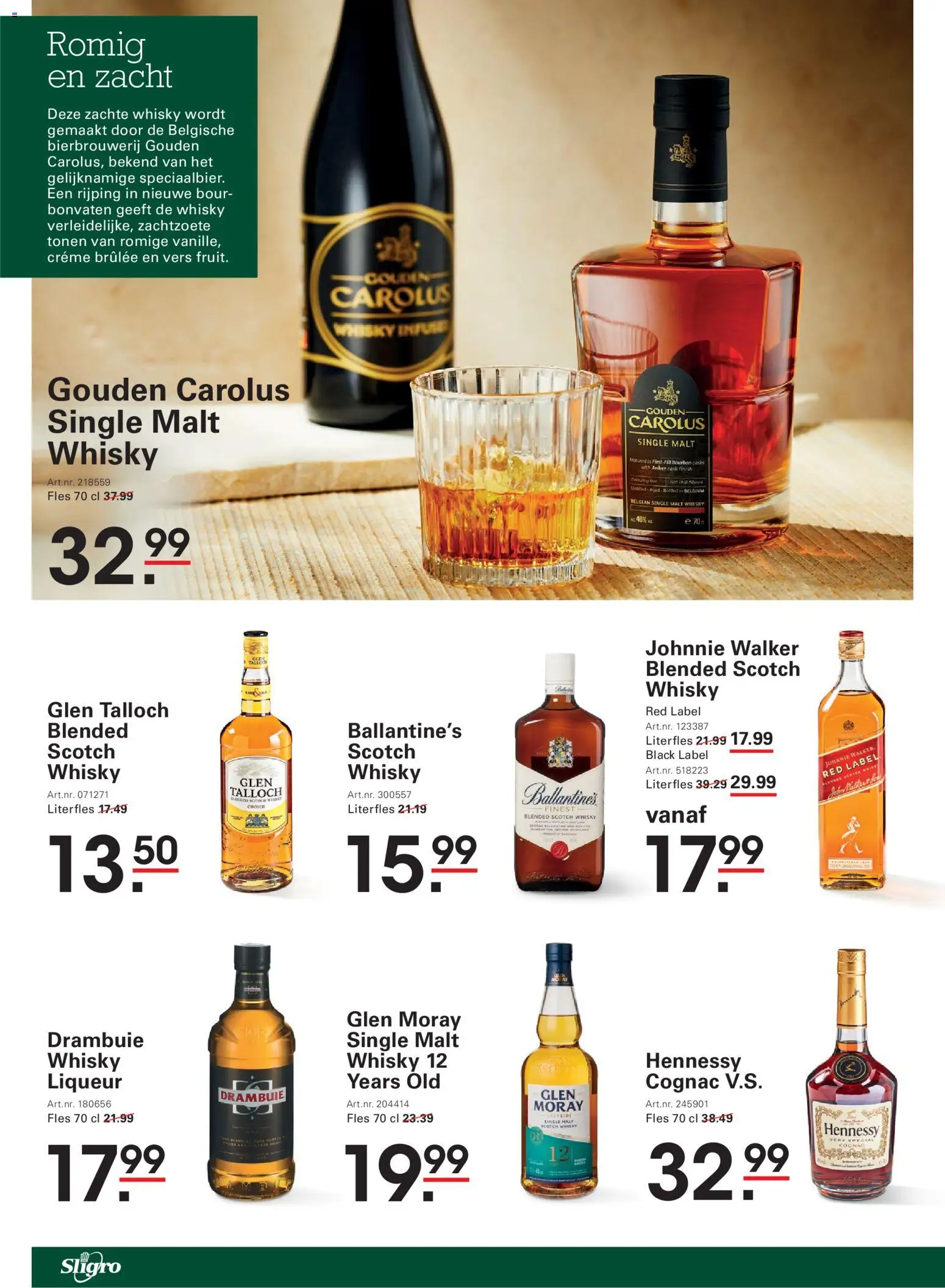 {H1} | Pagina: 56 | Producten: Bourbon, Whisky, Cognac, Ballantine’s