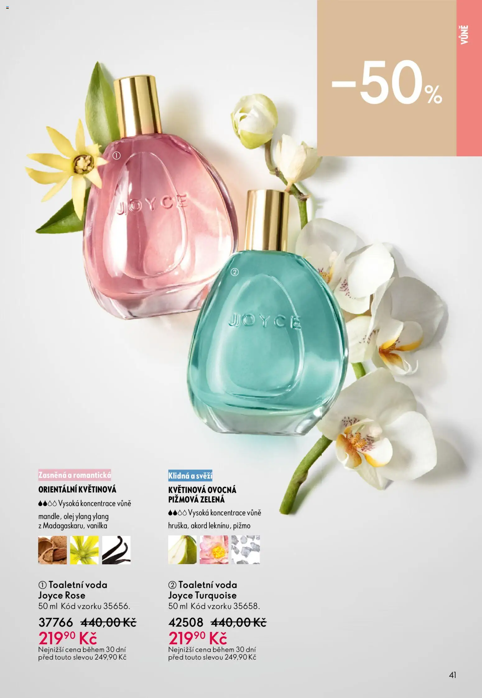 Oriflame katalog č. 08/2026 od 27.05.2026 | Strana: 41 | Produkty: Voda, Olej, Toaletní voda