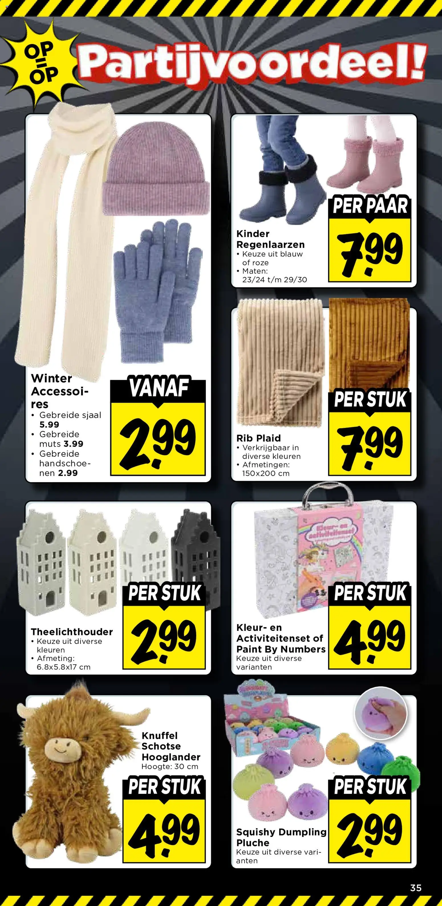 {H1} | Pagina: 43 | Producten: Regenlaarzen, Sjaal, Kinder