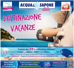 Anteprima del volantino Acqua e Sapone volantino N.18 valido a partire dal 24/08/2026