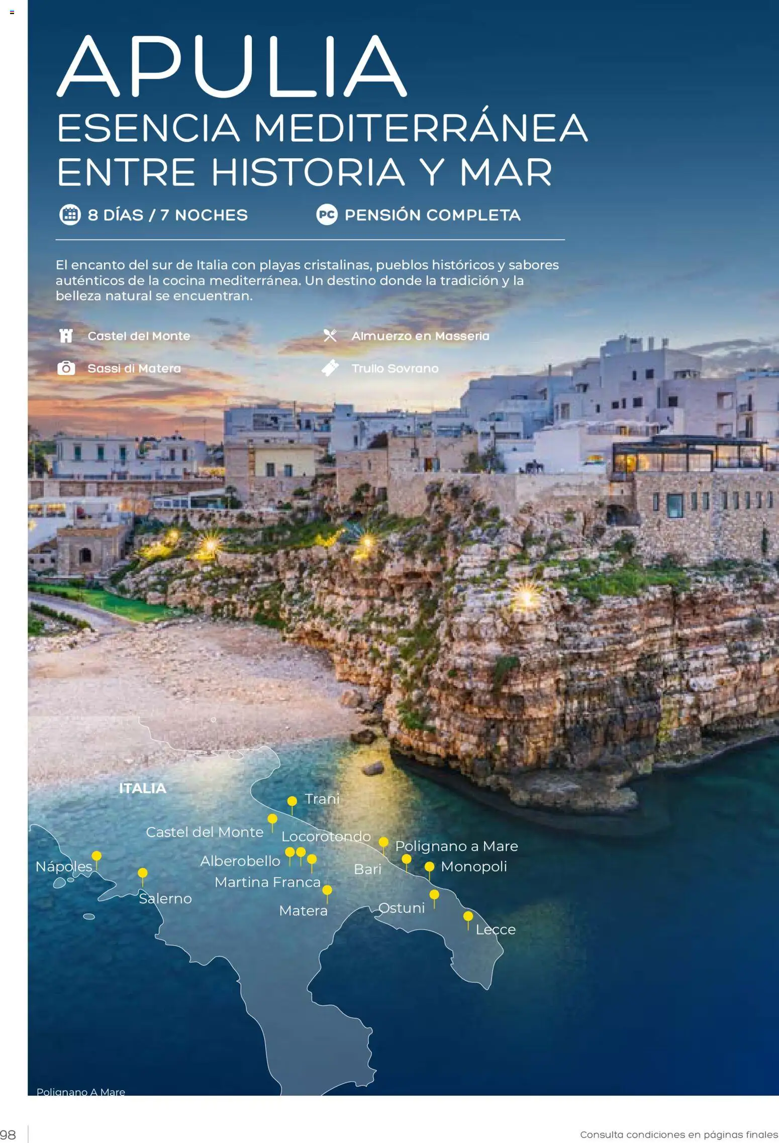 Viajes El Corte Inglés Club de Vacaciones otoño primavera │ válido desde el 01/09/2026 | Página: 98