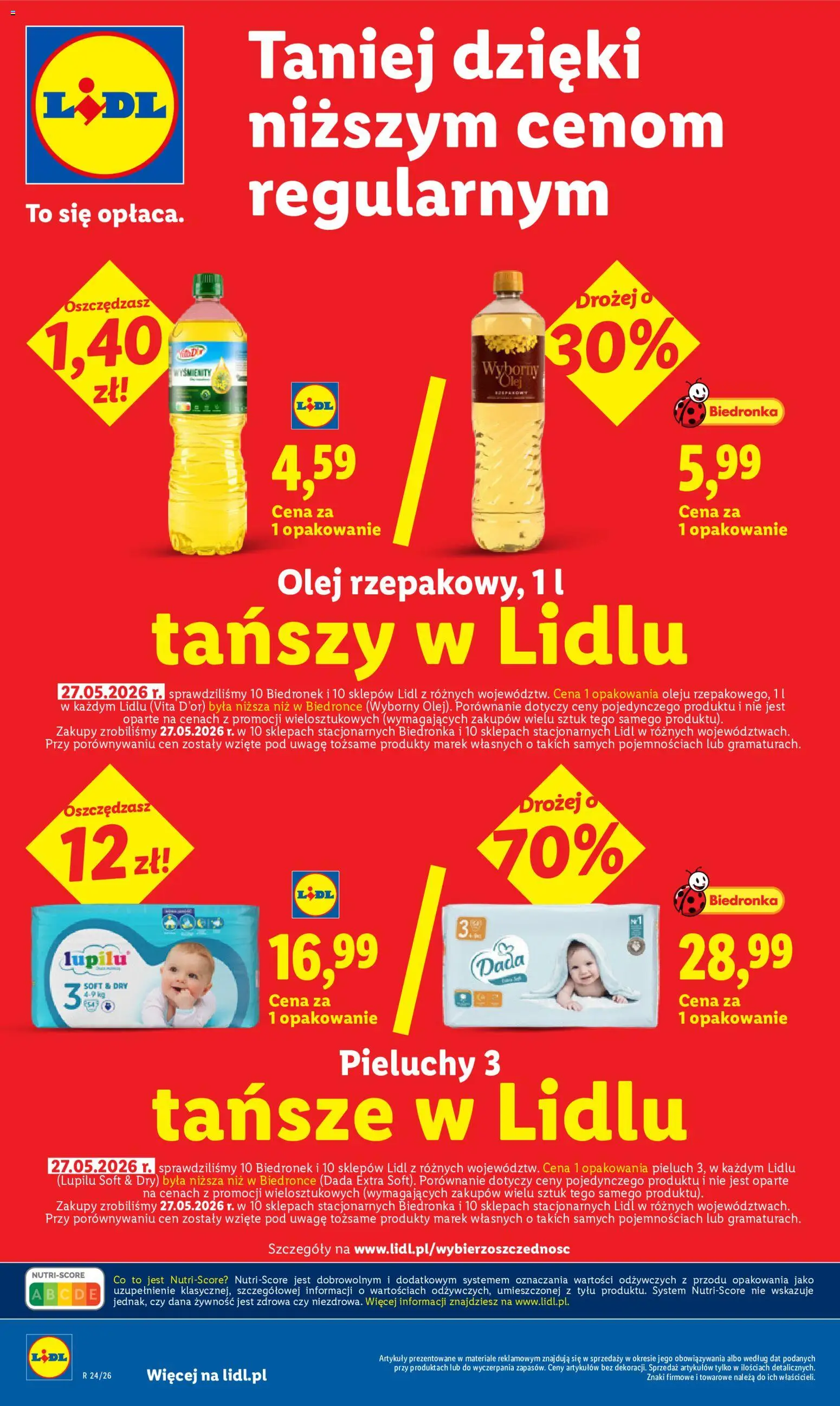 Lidl gazetka od 11.06.2026 | Strona: 32 | Produkty: Olej rzepakowy, Olej
