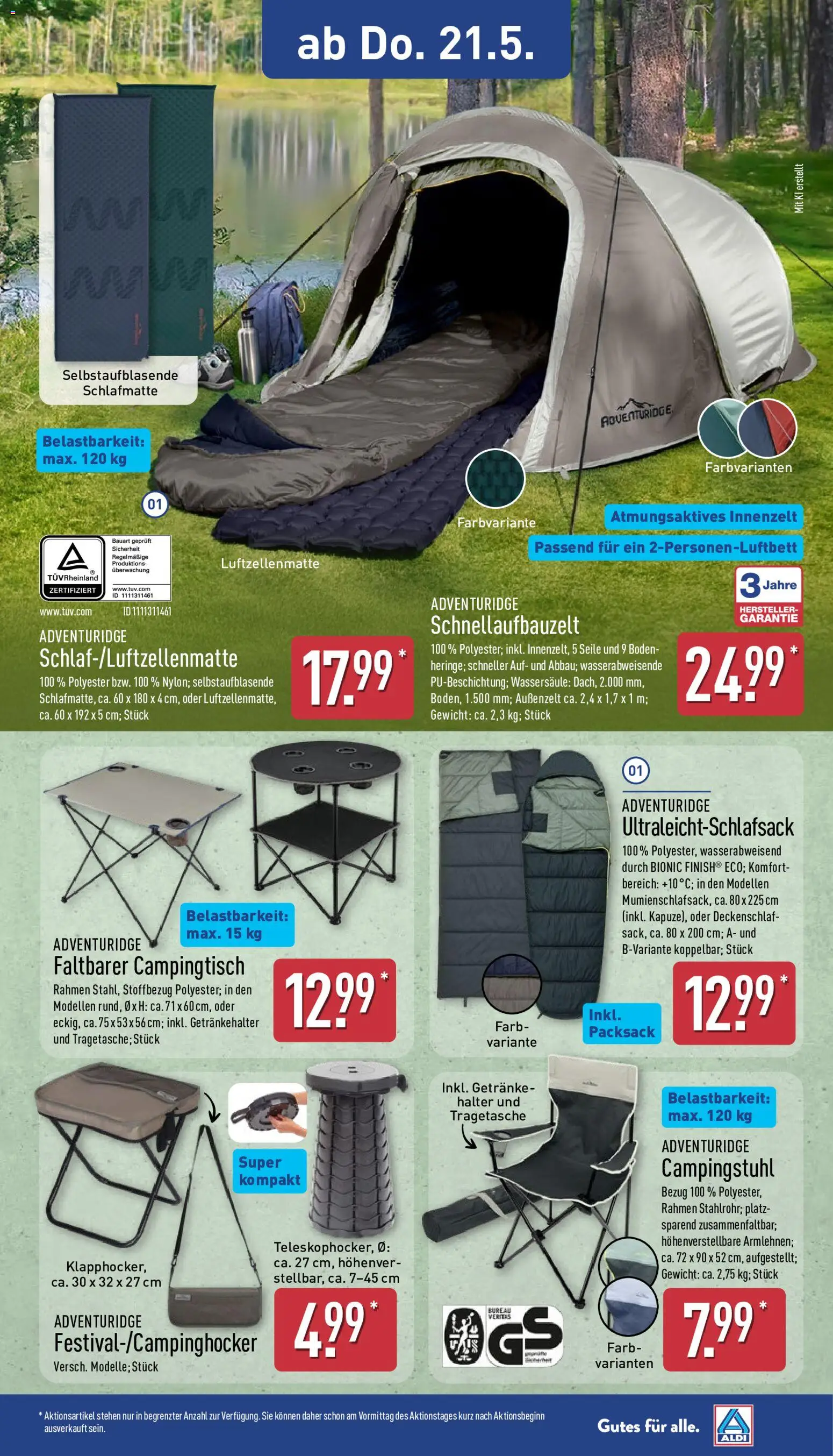 Aldi Ausblick – gültig ab 18.05.2026 | Seite: 9 | Produkte: Gewicht