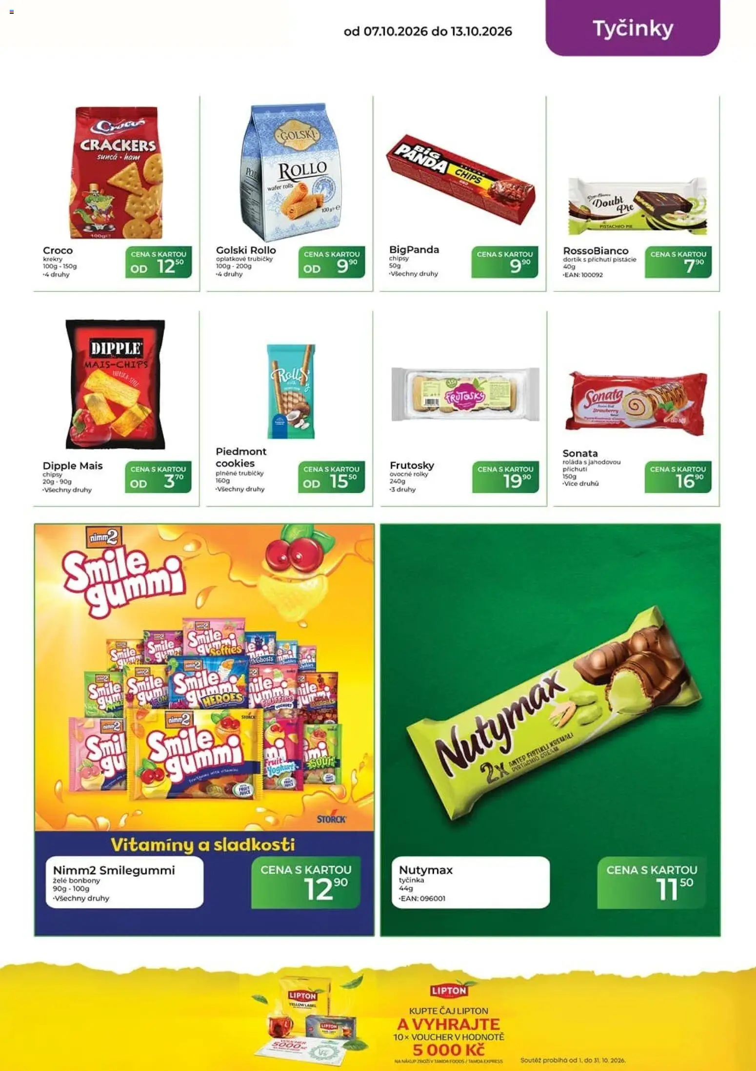 Tamda Foods leták od 07.10.2026 | Strana: 29 | Produkty: Čaj, Bonbóny, Pistácie, Tyčinky