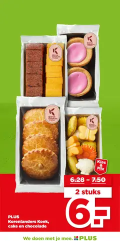 Korenlanders Koek, cake en chocolade, Korenlanders Koek, cake en chocolade - Voorbeeld van een folder van Plus, geldig van 27.05.2026 | Pagina: 18