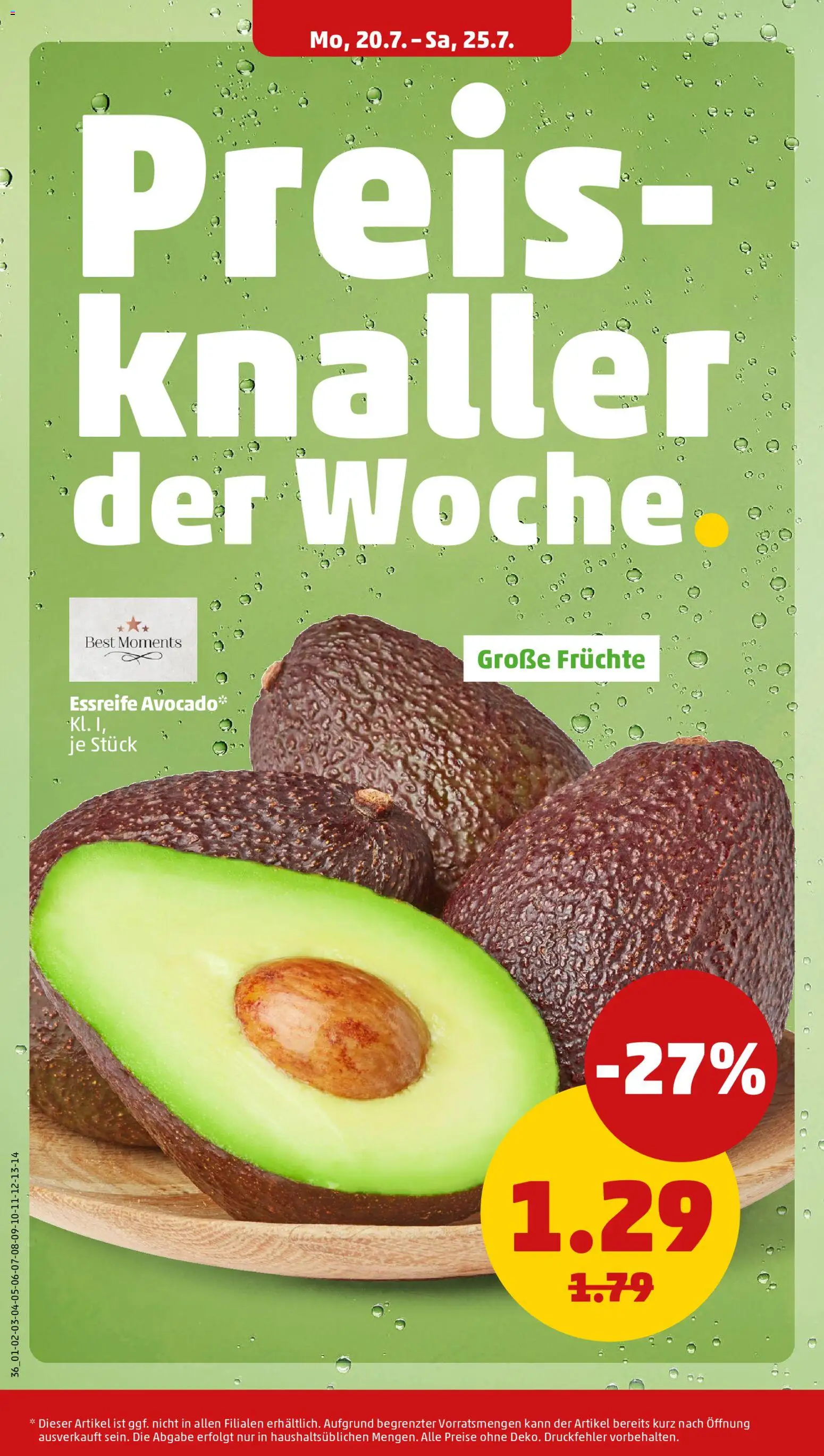 Penny Prospekt – gültig ab 20.07.2026 | Seite: 4 | Produkte: Avocado