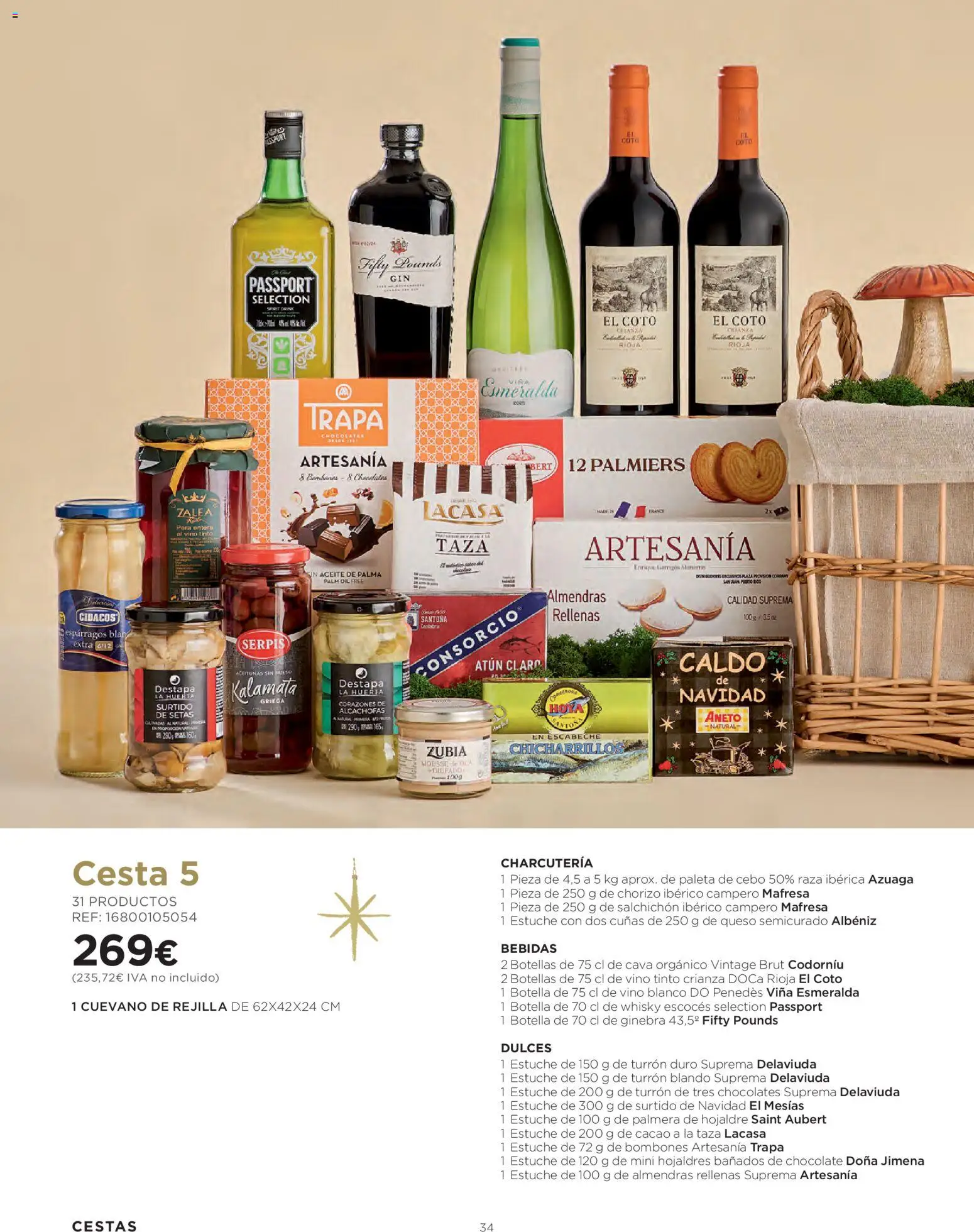 Hipercor - Cestas de Navidad Cataluňa │ válido desde el 08/10/2026 | Página: 34