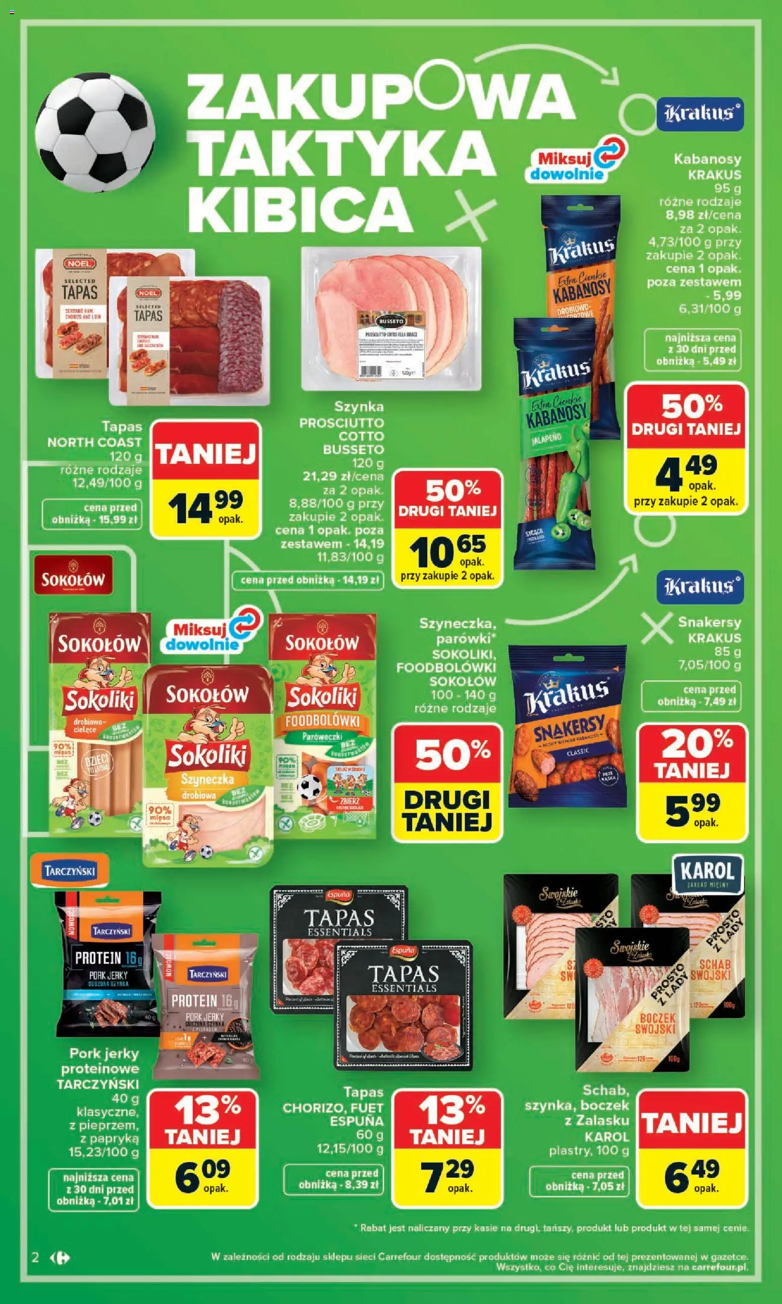 Carrefour gazetka - Zakupowa taktyka kibica od 01.06.2026 | Strona: 2